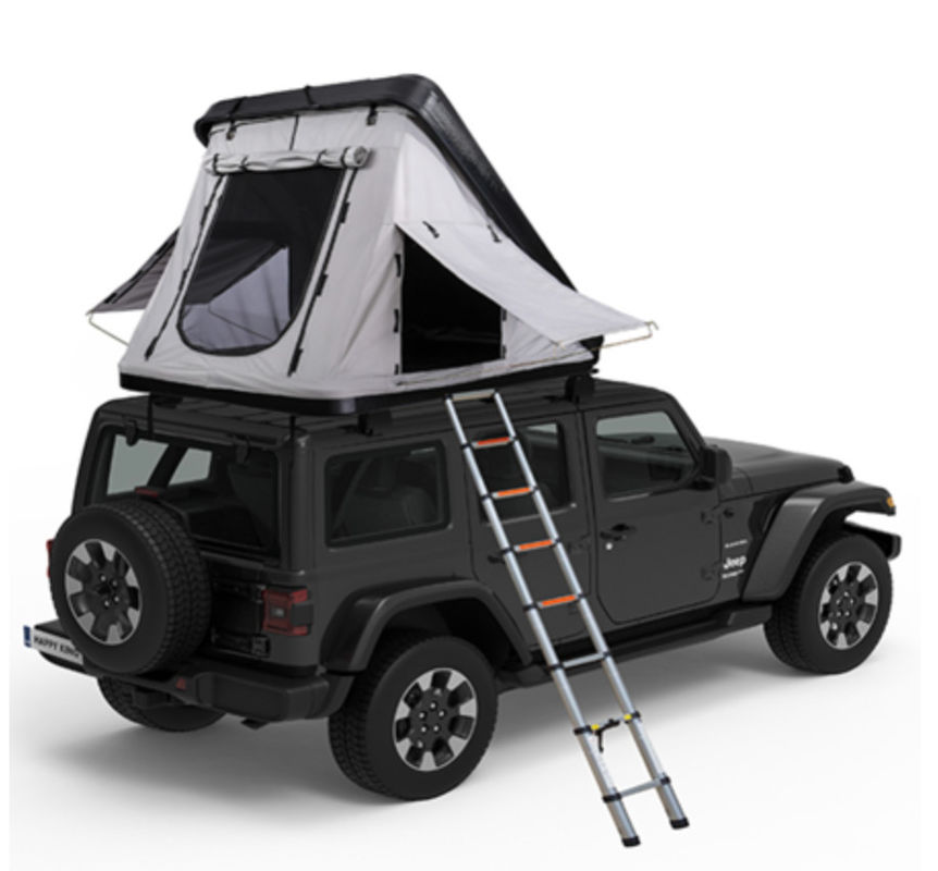 ABS Reliability Plastic Hard Shell Foldable Roof Top Tent Easy To Install