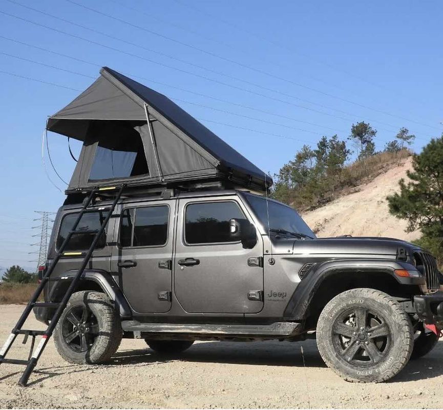 Camping Triangle Car Rooftop Tent Heavy Duty Hard Clamshell 4 Person Roof Top Tent